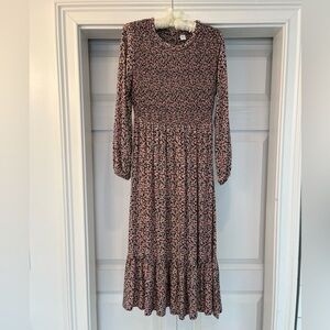 Floral Long Sleeve Dress